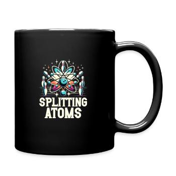 Funny bowling team bowler strike bowling club - Full Colour Mug - black - Right