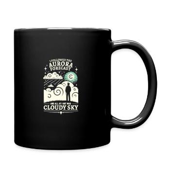 Aurora Aurora Tracker Alaska Wilderness - Full Colour Mug - black - Right