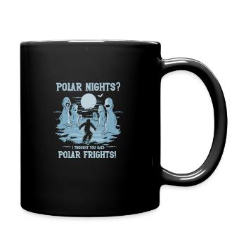 Polarlicht-aurora-verfolger Alaska Wilderness - Tasse einfarbig - Schwarz - Rechts