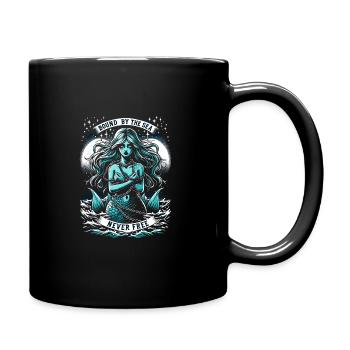 Creepy Sirens, Horror Mermaid, Creepy - Full Colour Mug - black - Right