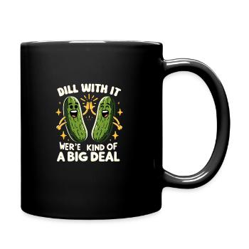 Pickle Lover Funny Pickle Dill Pickle Pickled - Full Colour Mug - black - Right