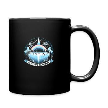 Patinage sur glace Patineurs sur glace - Mug uni - noir - Droite