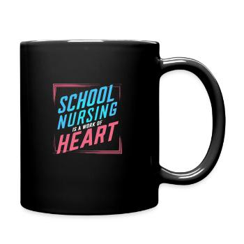 School Nurse Nursing Clinic Medical Stuff - Tasse einfarbig - Schwarz - Rechts