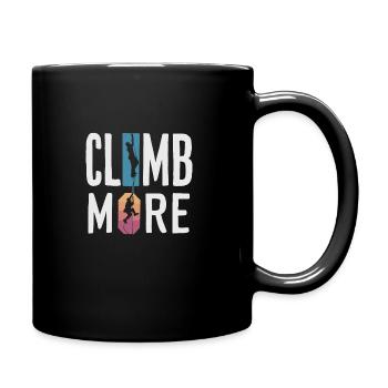 Escalade, Aventure en plein air, Escalade de bloc - Mug uni - noir - Droite