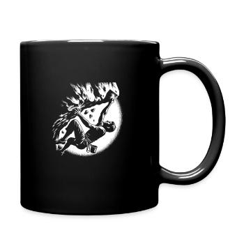 Escalade, Aventure en plein air, Escalade de bloc - Mug uni - noir - Droite