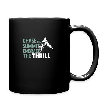 Escalade, Aventure en plein air, Escalade de bloc - Mug uni - noir - Droite