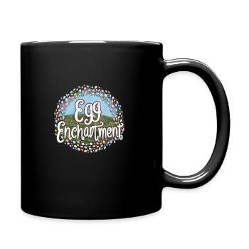 Ostara Eostre Equinox Witch Pagan Goddess Rituals - Full Colour Mug - black - Right
