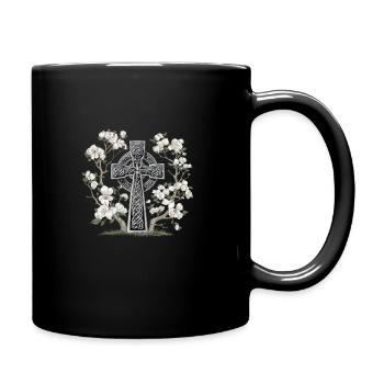 Ostara Eostre Equinox Witch Pagan Goddess Rituals - Full Colour Mug - black - Right