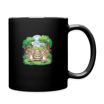 Ostara Eostre Equinox Witch Pagan Goddess Rituals - Full Colour Mug - black - Right