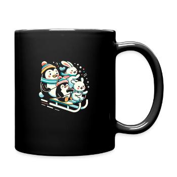 Luge Neige Luge Sport d’hiver Winter Outdood - Mug uni - noir - Droite