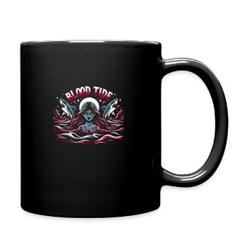 Sirènes Effrayantes, Sirène D’horreur, Effrayant - Mug uni - noir - Droite