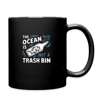 Anti-littering No Environmental Waste Recycle - Full Colour Mug - black - Right