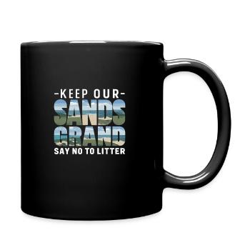 Anti-littering No Environmental Waste Recycle - Full Colour Mug - black - Right