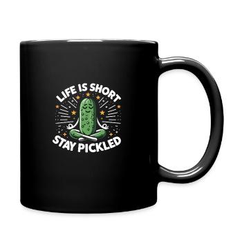 Pickle Lover Funny Pickle Dill Pickle Pickled - Full Colour Mug - black - Right