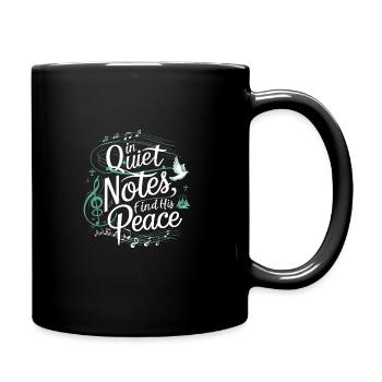 Prayer Songs Jesus Christ Religious Music - Full Colour Mug - black - Right