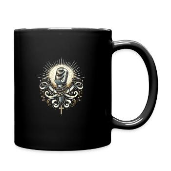 Prayer Songs Jesus Christ Religious Music - Full Colour Mug - black - Right