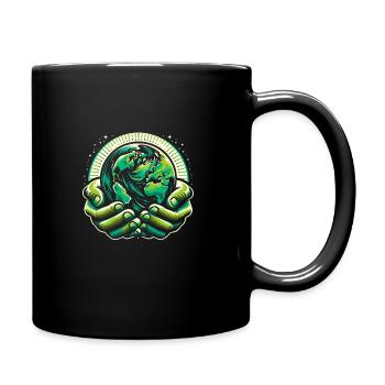 Anti-littering No Environmental Waste Recycle - Full Colour Mug - black - Right