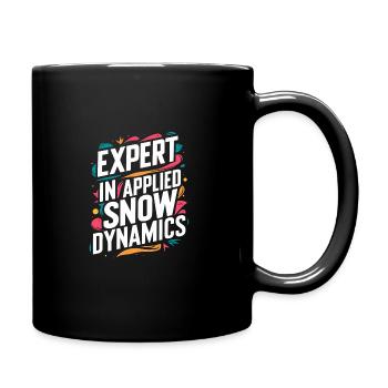 Luge Neige Luge Sport d’hiver Winter Outdood - Mug uni - noir - Droite