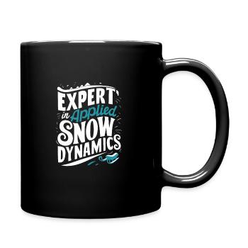 Luge Neige Luge Sport d’hiver Winter Outdood - Mug uni - noir - Droite
