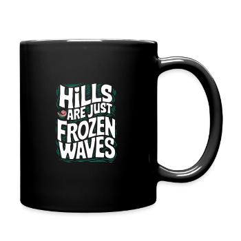 Sledding Snow Sled Winter Sport Winter Outdood - Tasse einfarbig - Schwarz - Rechts