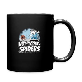 Sensibilisation à l’arachnophobie drôle, phobie des araignées - Mug uni - noir - Droite