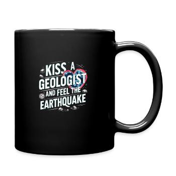 Geologie-steinjagd Achat-jäger-steinsammeln - Tasse einfarbig - Schwarz - Rechts