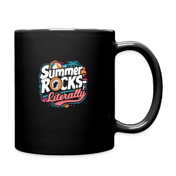 Geology Stone Hunt Agate Hunter Stone Collecting - Full Colour Mug - black - Right