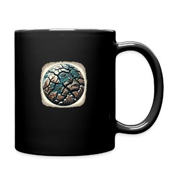 Fossil Hunter, Fossil Hunter, Paleontologist - Full Colour Mug - black - Right