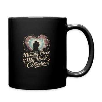 Geology Stone Hunt Agate Hunter Stone Collecting - Full Colour Mug - black - Right