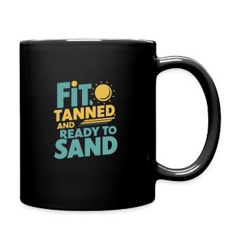 Musculation, dynamophilie, haltérophilie, fitness - Mug uni - noir - Droite