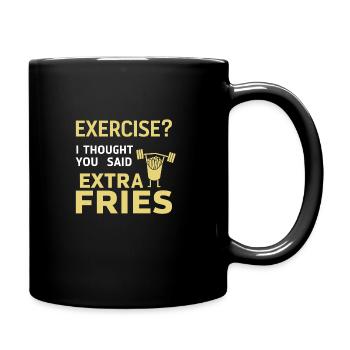 Musculation, Powerlifting, Haltération, Fitness - Mug uni - noir - Droite