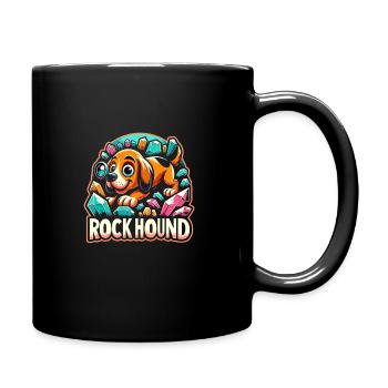 Geology Stone Hunt Agate Hunter Stone Collecting - Full Colour Mug - black - Right