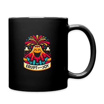 Drôle de volcan lave géologie roche chasse géologue - Mug uni - noir - Droite