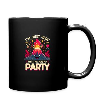 Drôle de volcan lave géologie roche chasse géologue - Mug uni - noir - Droite