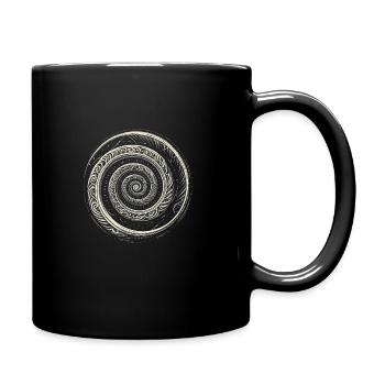 Petroglyph Rock Art Ancient Rock Drawing Indian - Full Colour Mug - black - Right