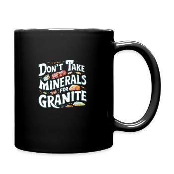 Geology Stone Hunt Agate Hunter Stone Collecting - Full Colour Mug - black - Right