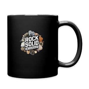 Geology Stone Hunt Agate Hunter Stone Collecting - Full Colour Mug - black - Right