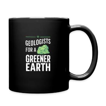 Geology Stone Hunt Agate Hunter Stone Collecting - Full Colour Mug - black - Right