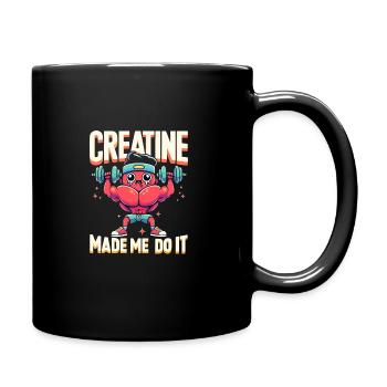 Bodybuilding, Powerlifting, Weightlifting, Fitness - Full Colour Mug - black - Right
