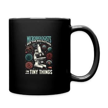 Microbiologist Microbiology Lab Staph Biology - Full Colour Mug - black - Right