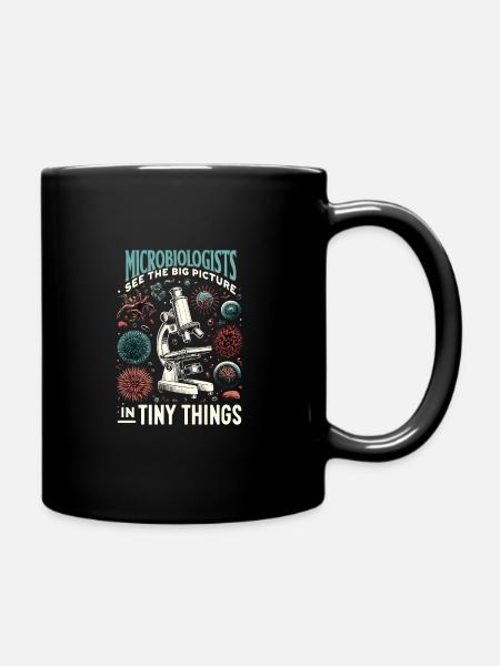 Microbiologist Microbiology Lab Staph Biology - Tasse einfarbig - Schwarz