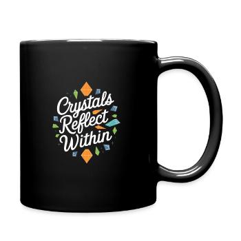 Cristaux et pierres de lithothérapie Crytal - Mug uni - noir - Droite