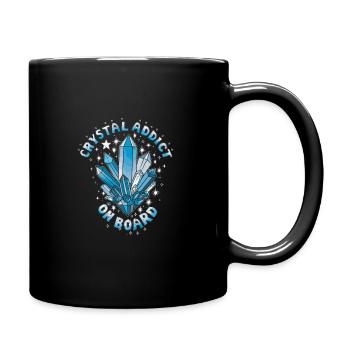 Cristaux et pierres de lithothérapie Crytal - Mug uni - noir - Droite
