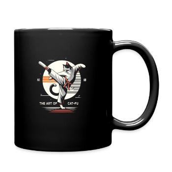 Kung Fu Chinese Kung Fu Asian Kung Fu - Full Colour Mug - black - Right