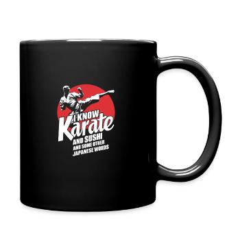 Kung Fu Chinese Kung Fu Asian Kung Fu - Full Colour Mug - black - Right