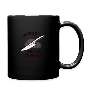 Knife Collector Knife Collection Hunting Fishing - Full Colour Mug - black - Right