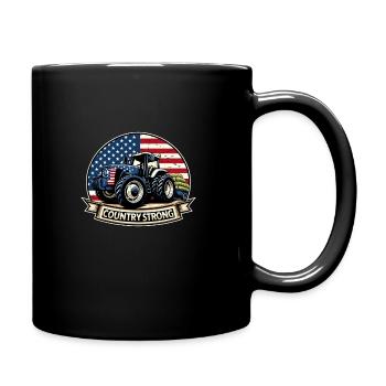 Tractor Pulling Tractor Pulling Tractor Power Farm - Full Colour Mug - black - Right