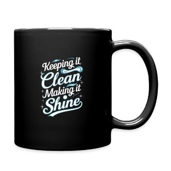 School administrators School staff Caretakers - Full Colour Mug - black - Right
