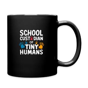 School administrators School staff Caretakers - Full Colour Mug - black - Right