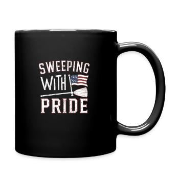 School administrators School staff Caretakers - Full Colour Mug - black - Right